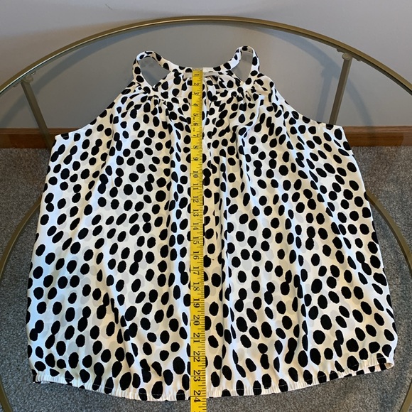 Ann Taylor Loft Flowy Polka Dot Top - Picture 8 of 16